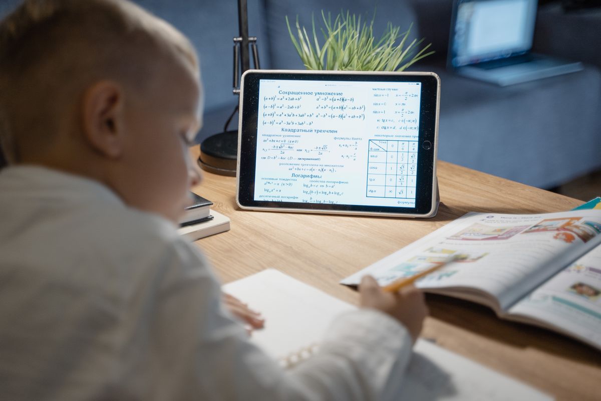 タブレット学習のイメージ