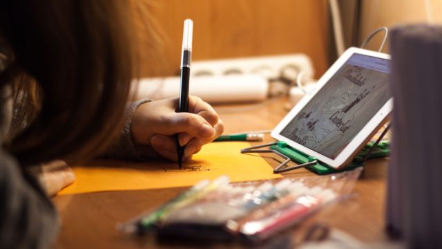 タブレット学習のイメージ