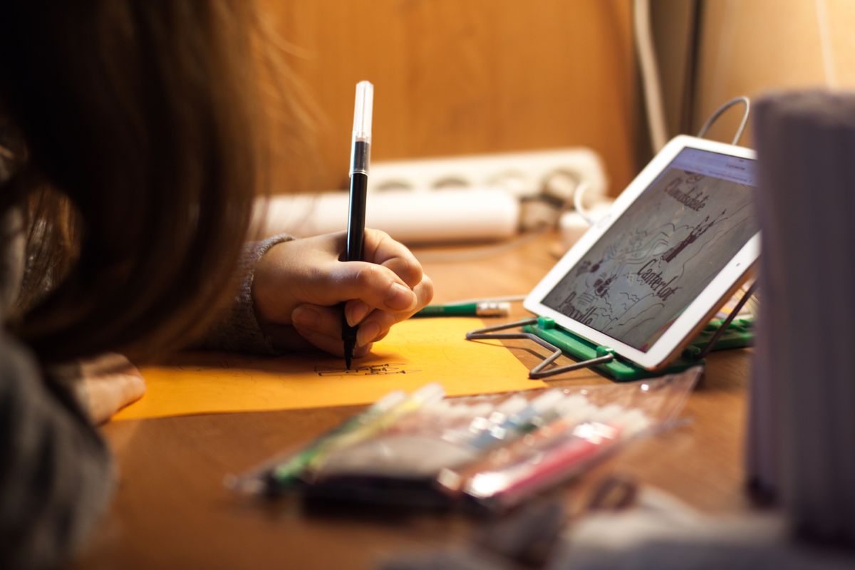 タブレット学習のイメージ